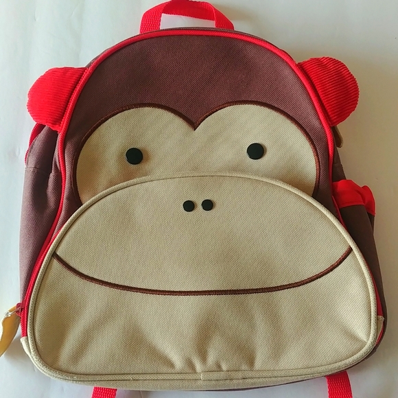 Skip Hop Kids Monkey Design Backpack - Picture 1 of 16